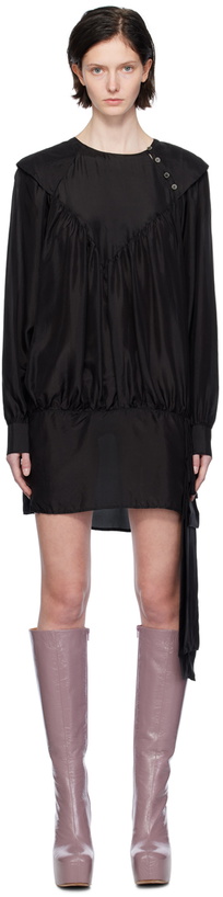Photo: SC103 Black Angel Minidress