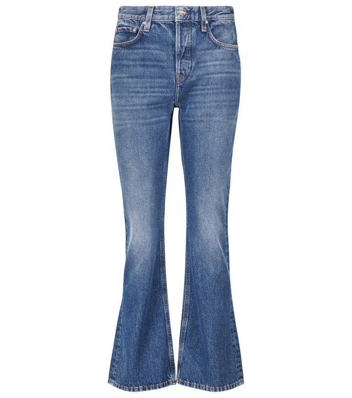 Photo: Toteme - Mid-rise flared cropped jeans