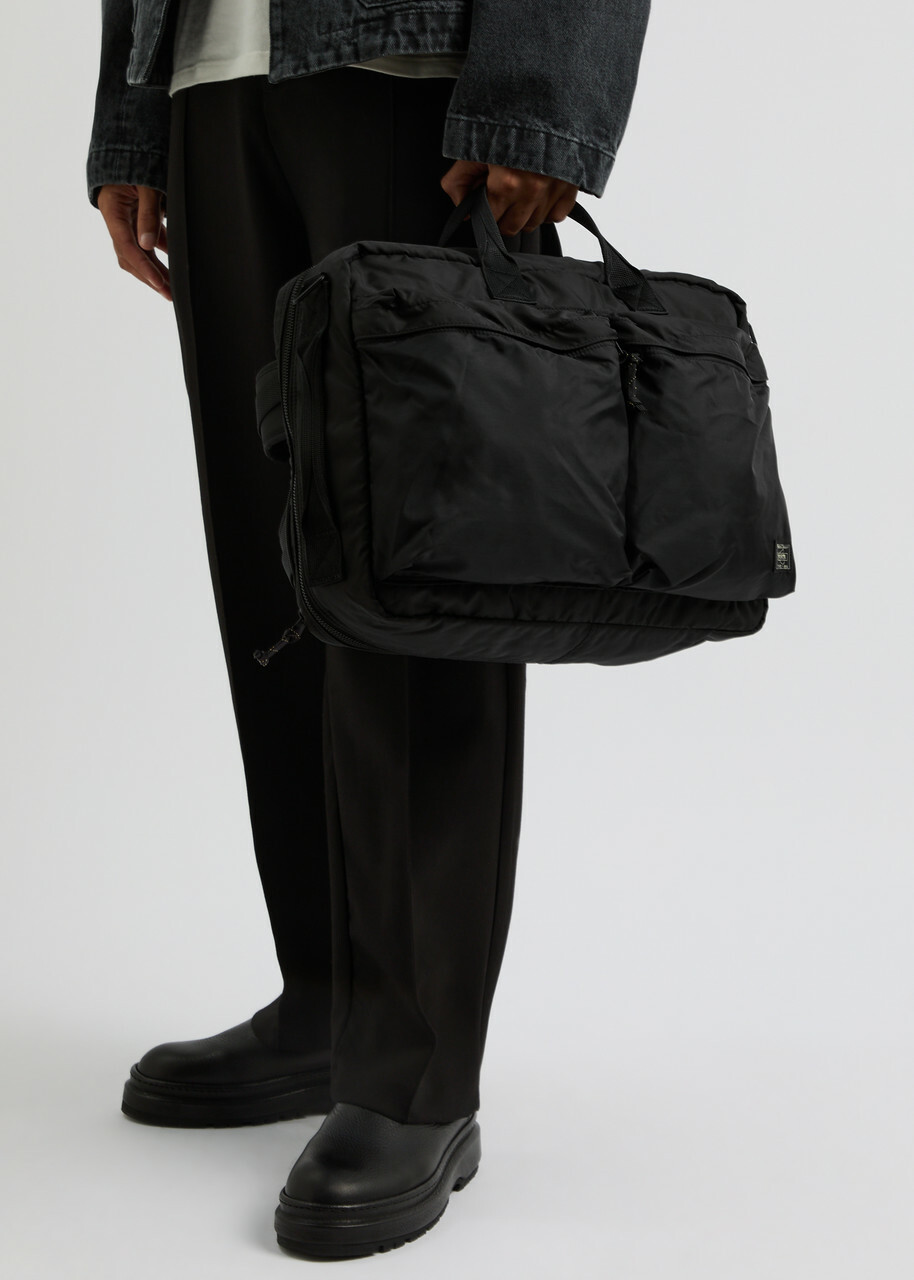 Porter Force 3Way Nylon Briefcase - Black - One Size