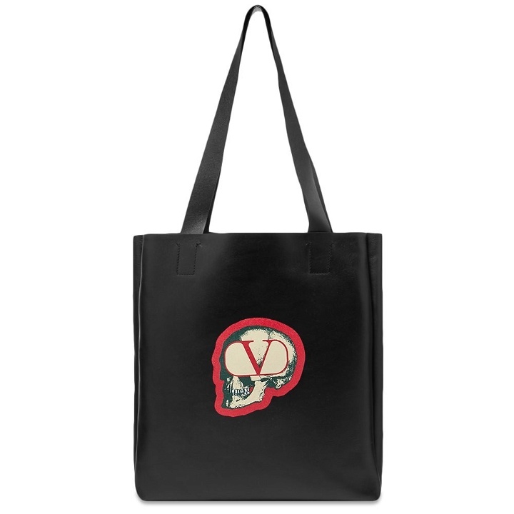 Photo: Valentino x Undercover Skull Leather Shopper Tote