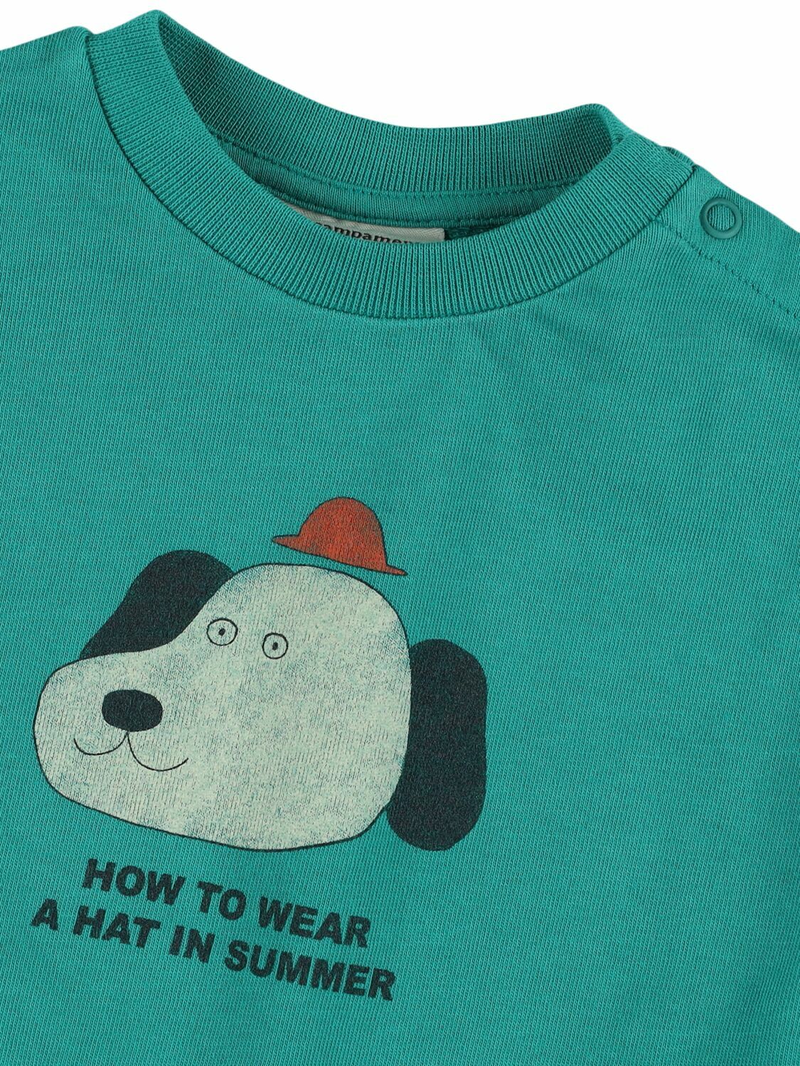 THE CAMPAMENTO Printed Cotton Sweatshirt