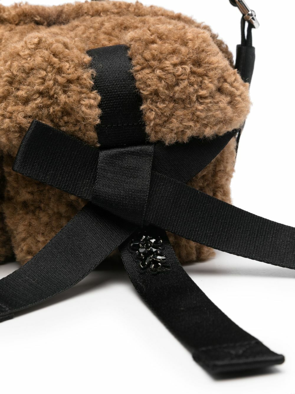 Simone Rocha Brown Classic Bow Cross Body Bag Simone Rocha