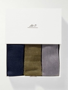 Mr P. - Set of Three 7cm Knitted Silk Ties