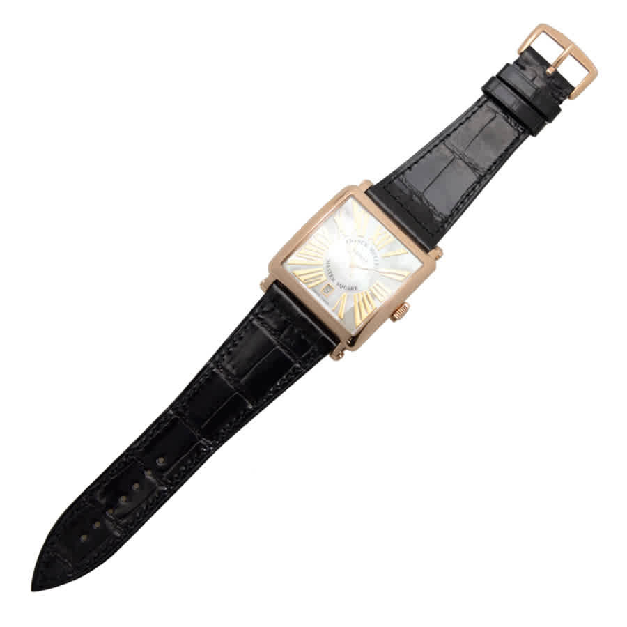 Franck Muller Master Square Quartz White Dial Watch 6000HSCDTRELRMOP(5N)
