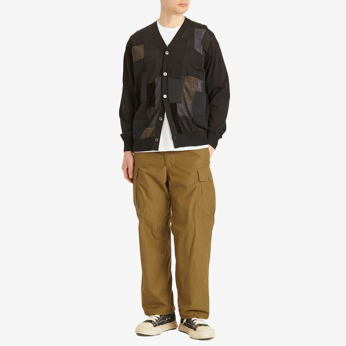 Junya Watanabe MAN Men's Multi Patch Cardigan in Black