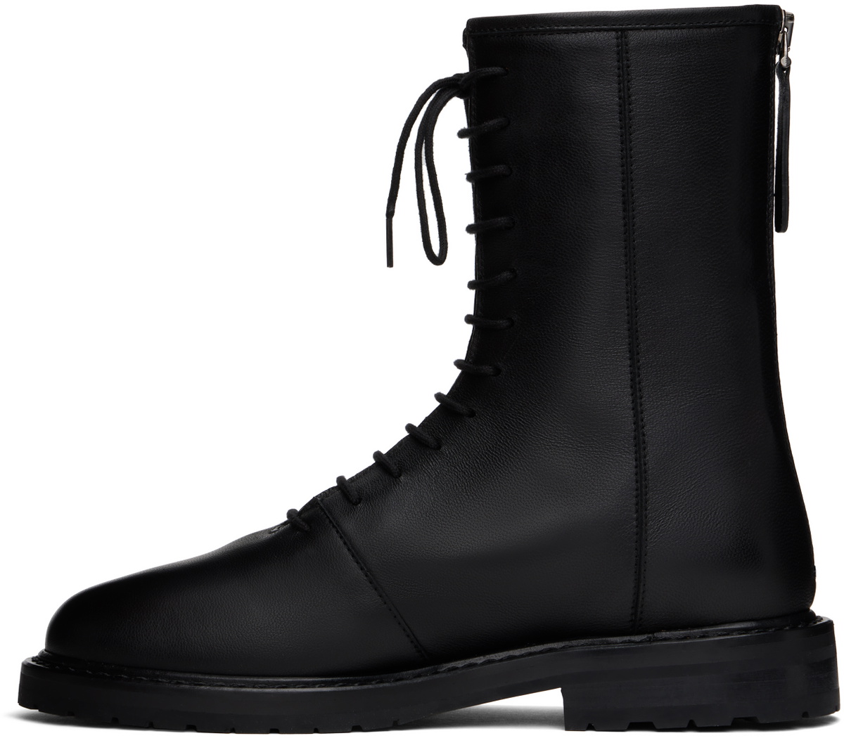 Legres Black Combat Boots