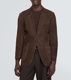 Giorgio Armani Suede blazer