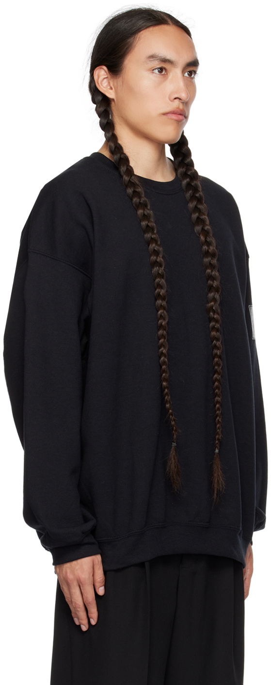 N.Hoolywood Black Patch Sweatshirt