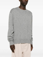 The Frankie Shop Grey Quinton Merino-Wool Sweater