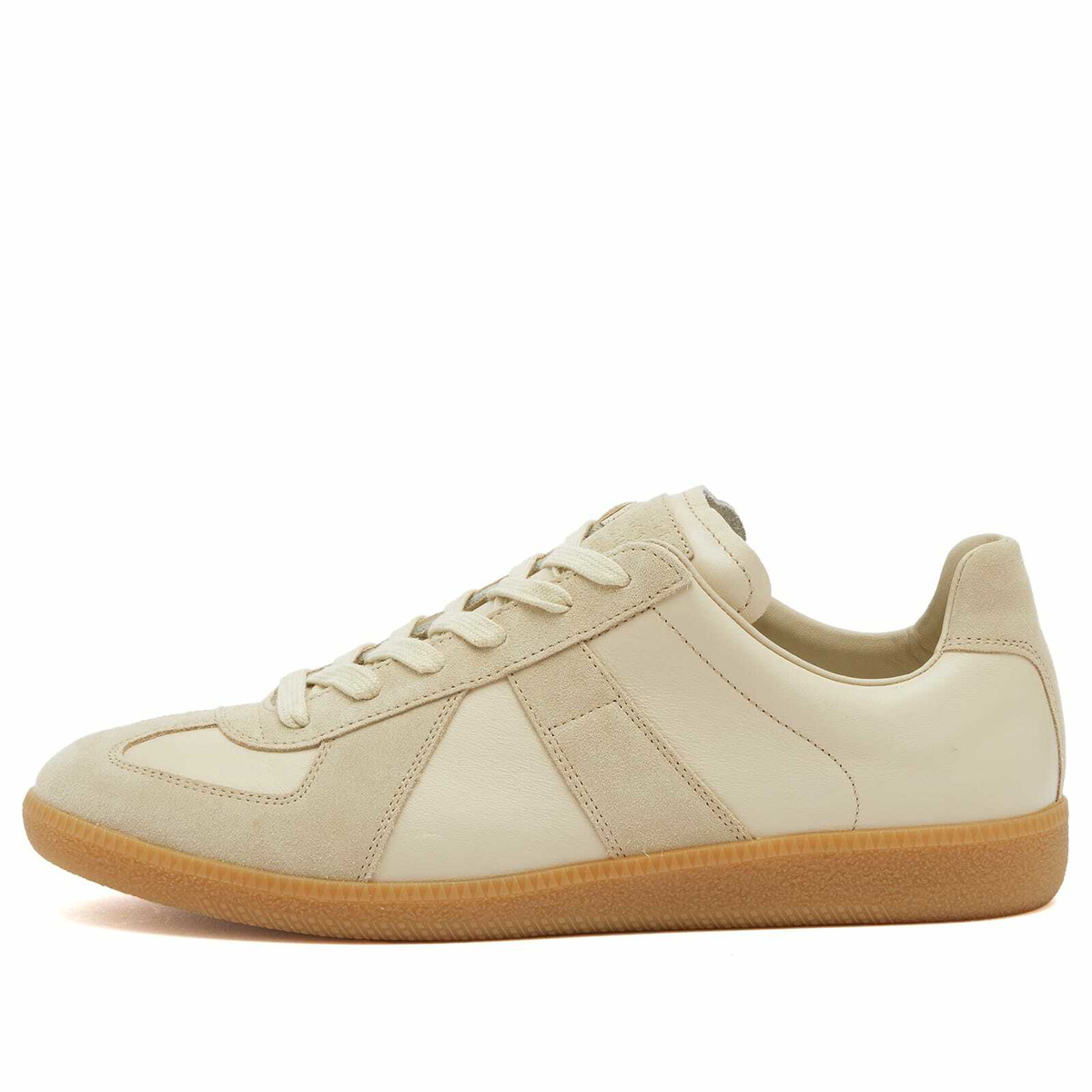 Maison Margiela Men's Classic Replica Sneaker in Lamb/Papyrus