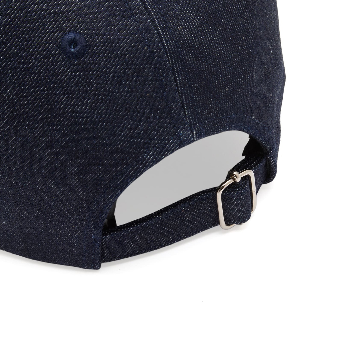 A.P.C. Men's Charlie Logo Cap in Indigo