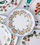 Cabana x Ginori 1735 Martina floral porcelain dessert plate