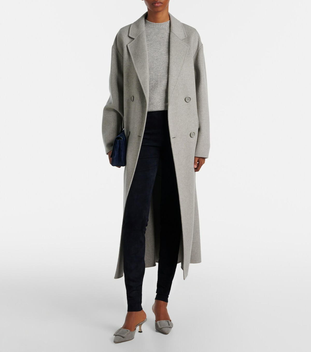Stouls Carolyn mid-rise suede leggings