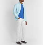 Polo Ralph Lauren - Slim-Fit Mélange Cotton-Jersey T-Shirt - Blue