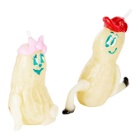 Olga Goose Candle Yellow Bobby and Lucy Peanut Candle Set