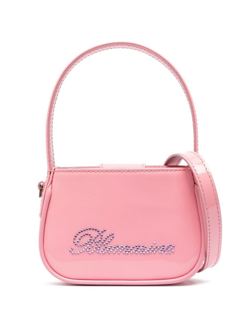 BLUMARINE - Logo Patent Leather Handbag Blumarine