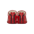 Maison Margiela Red and Black Painted Lines Replica Sneakers