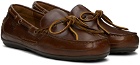 Polo Ralph Lauren Tan Roberts Leather Driver Loafers