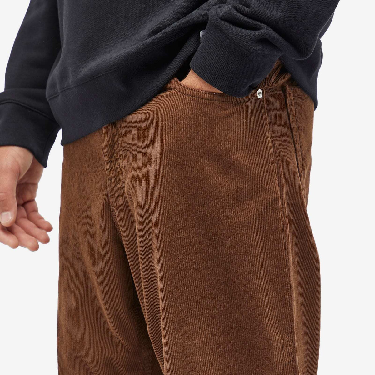 Folk Men's Drawcord Trousers in Olive Folk