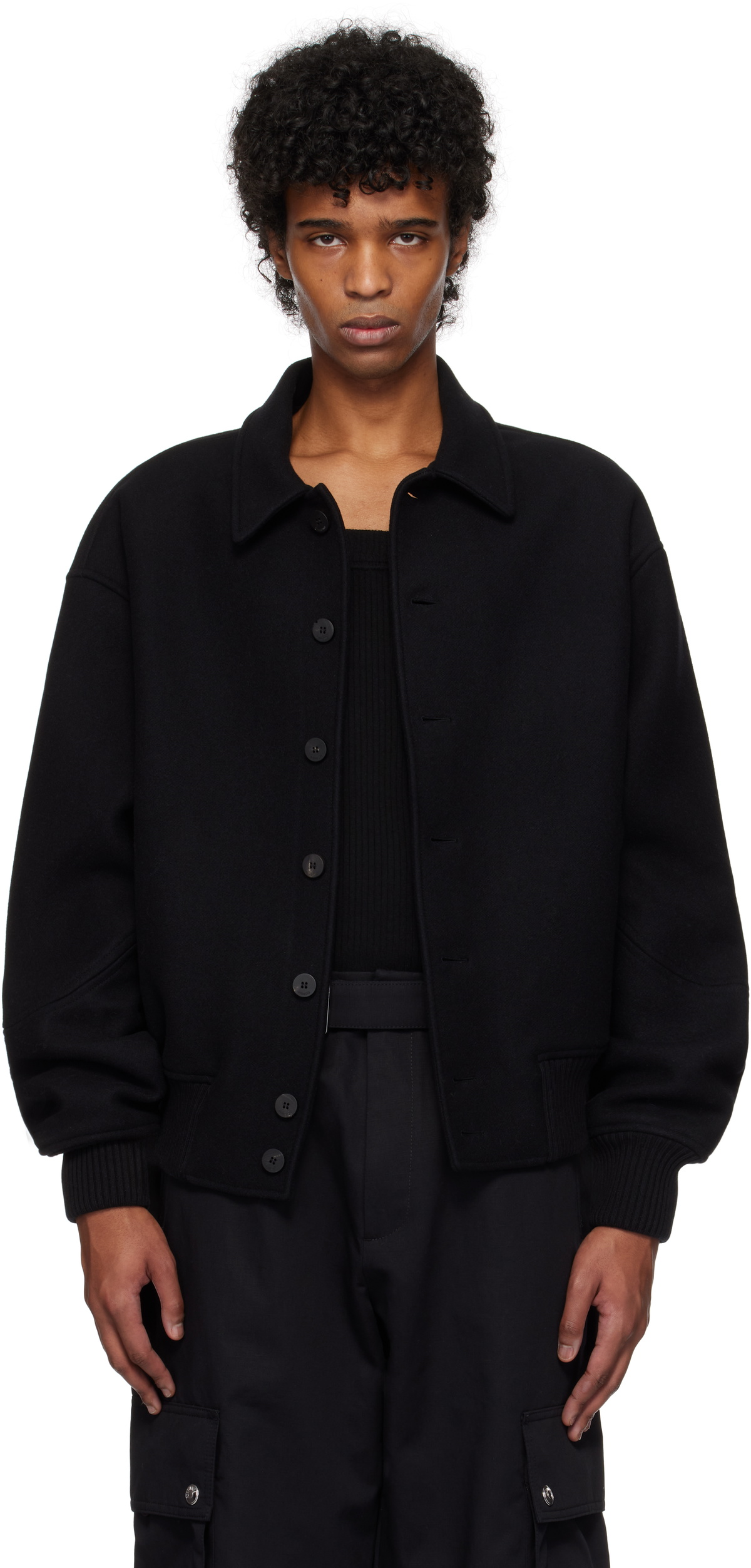 ジャケット・アウター JACQUEMUS wool feltro bomber JACQUEMUS - Feltro wool bomber jacket for men – NEW TAKE FIVE