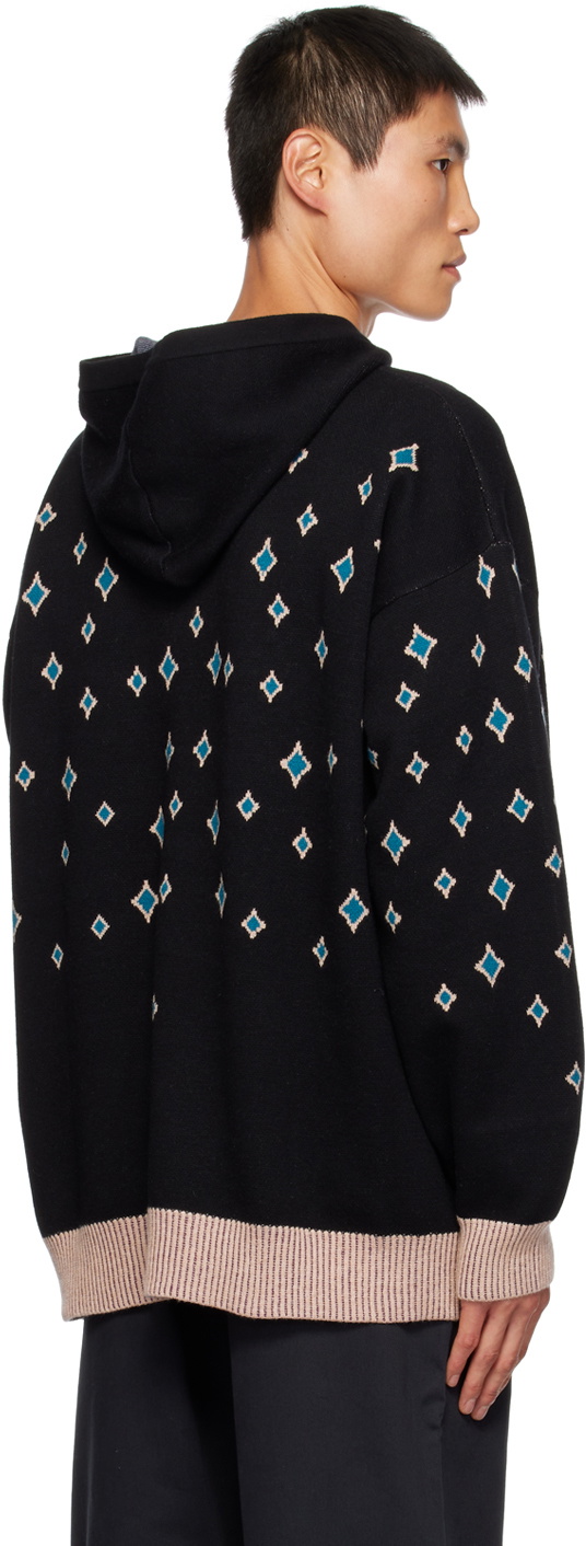 BLUEMARBLE Black Rhinestoned Hoodie