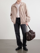 Acne Studios - Olando Logo-Print Cotton-Poplin Jacket - Neutrals