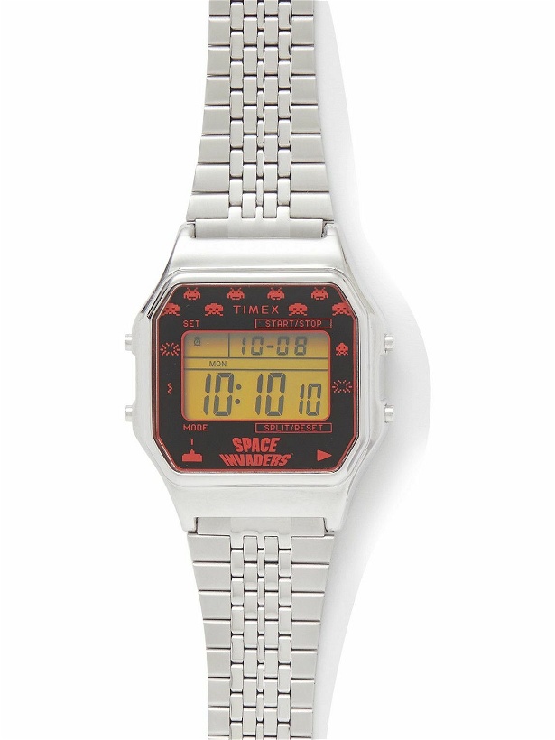 Photo: Timex - Space Invaders T80 34mm Silver-Tone Watch