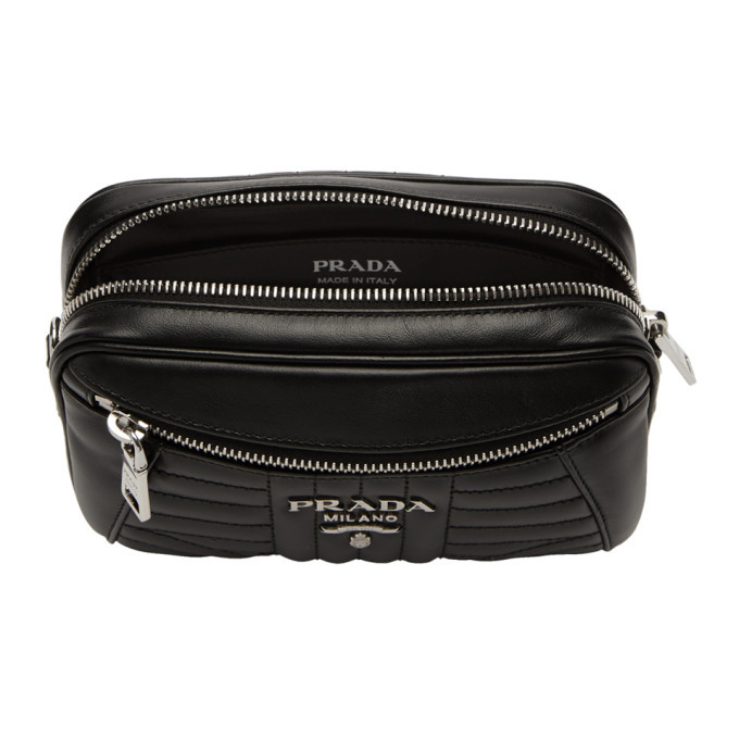 Prada Black Quilted Belt Bag Prada