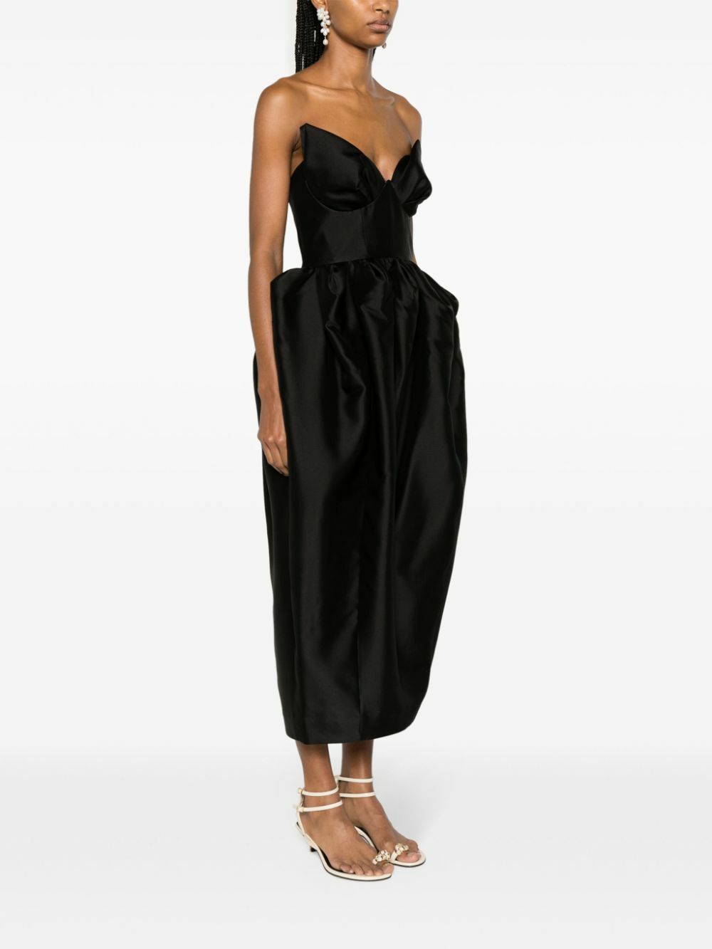 ZIMMERMANN Black Matchmaker Midi Dress Zimmermann