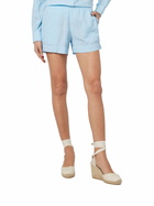 MC2 Saint Barth Woman Sangallo Cotton Pull Up Shorts Meave