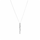 Kinraden Women's The Breath Pendant Necklace in Recycled Silver
