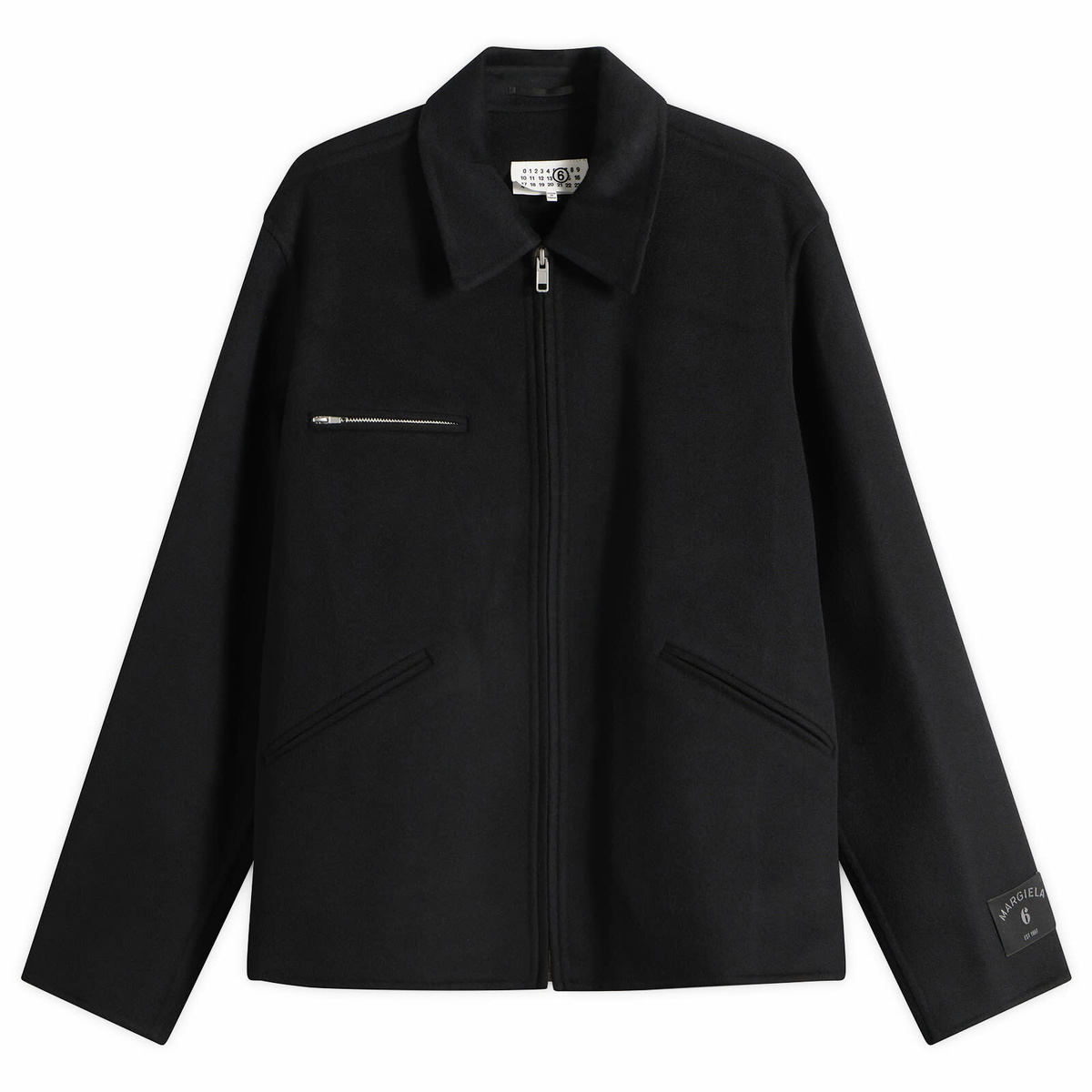 MM6 Maison Margiela Men's Double Faced Jacket in Black