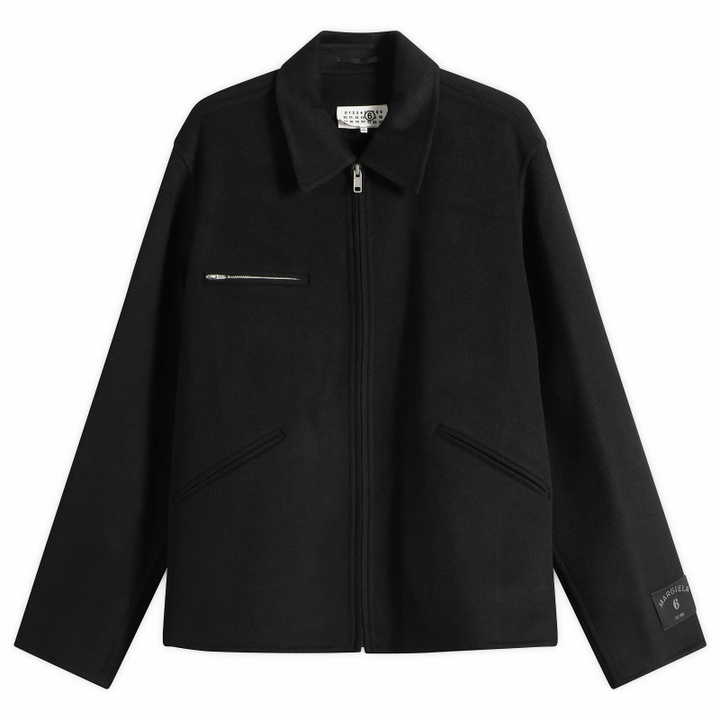Photo: MM6 Maison Margiela Men's Double Faced Jacket in Black