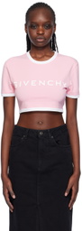 Givenchy Pink Cropped T-Shirt