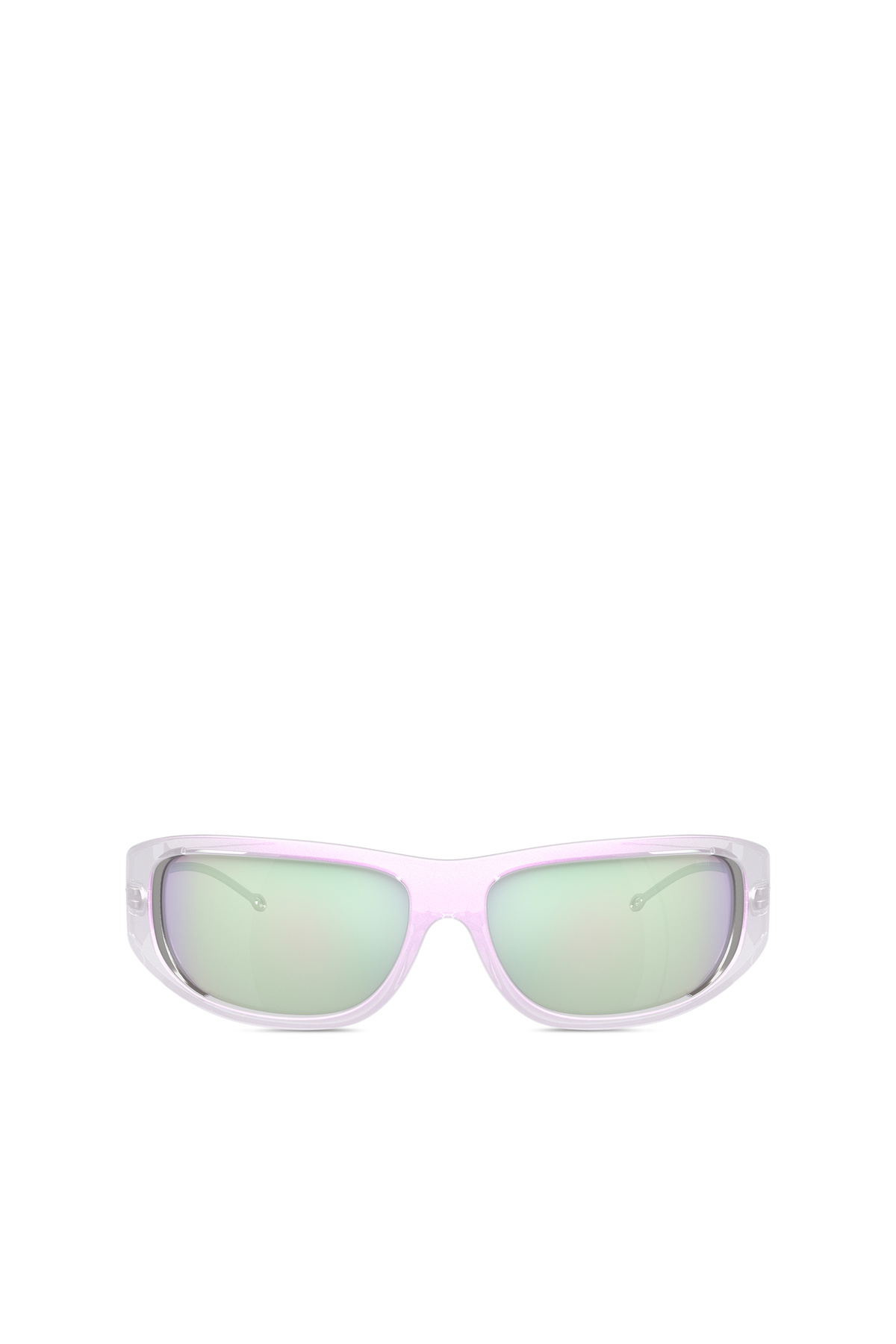 Diesel Wraparound style sunglasses - Sunglasses - Unisex - White