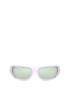 Diesel Wraparound style sunglasses - Sunglasses - Unisex - White