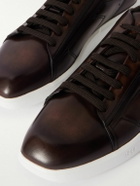 Berluti - Stellar Venezia Leather Sneakers - Brown