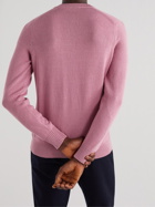 Loro Piana - Cotton and Silk-Blend Sweater - Pink