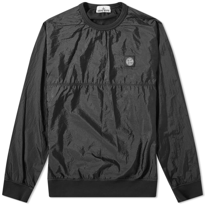 Photo: Stone Island Garment Dyed Nylon Metal Ripstop Crew Sweat