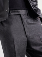 Stòffa - Straight-Leg Wool And Cashmere-Blend Flannel Trousers - Gray