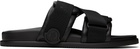 Moncler Black Mon Summer Sandals