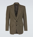 Tom Ford Atticus houndstooth wool-blend blazer