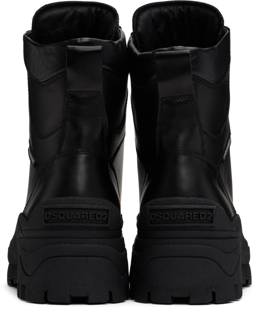 Dsquared2 Black Urban Combat Boots