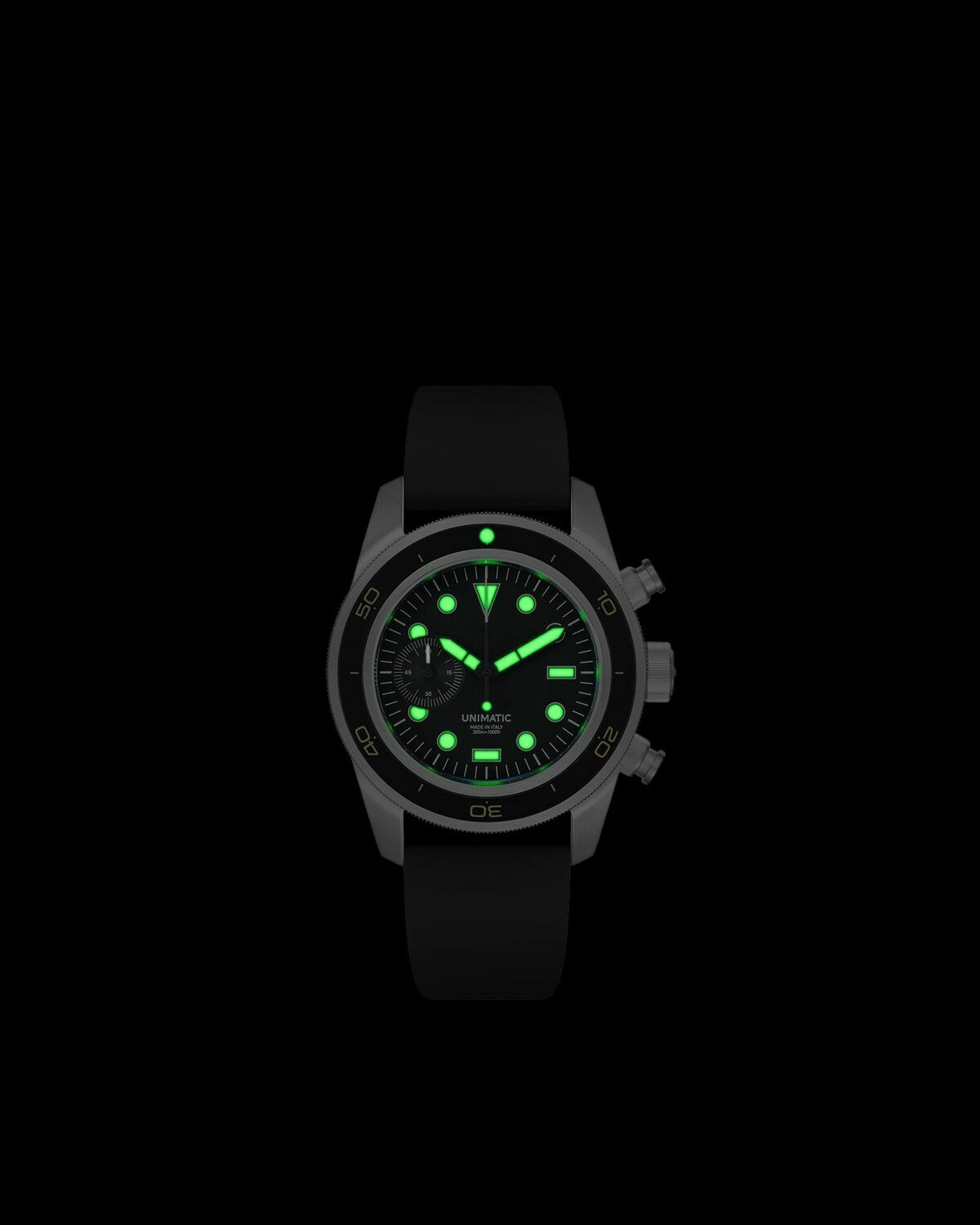 Unimatic U3-DHB Black Mens Watch