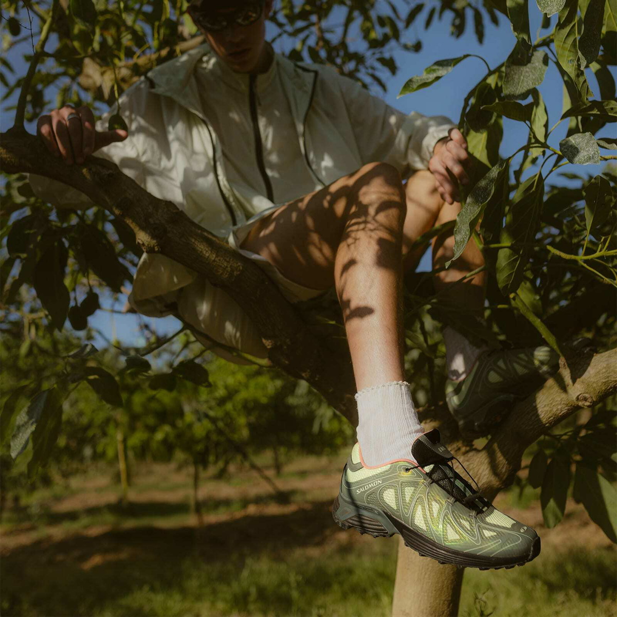 END. x Salomon XT-Whisper Void in Agave Green/Lime Cream/Rum Raisin