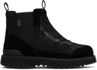 SUICOKE Black BOMA-Hi-Revab Boots