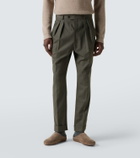 Loro Piana Stafford virgin wool straight pants