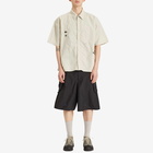 A-COLD-WALL* Men's Balfron Short Sleeve Shirt in Beige Bone