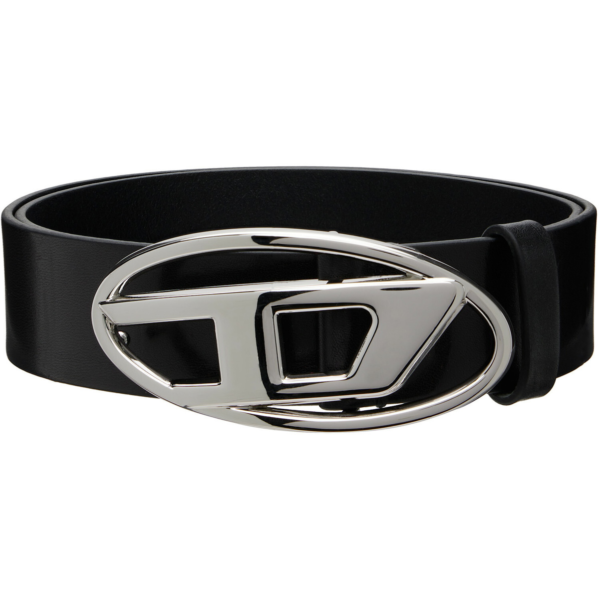 Diesel Black 3.9cm Leather Belt