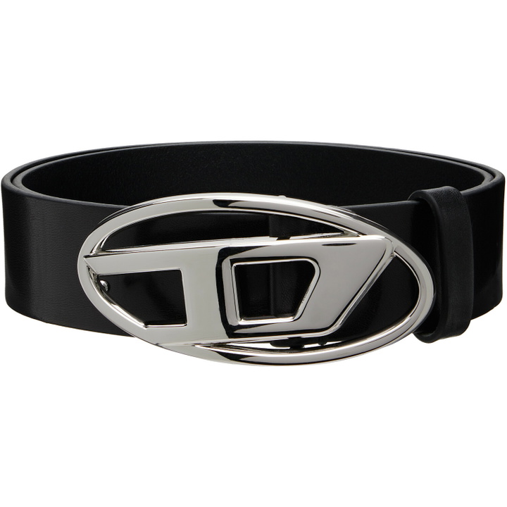 Photo: Diesel Black 3.9cm Leather Belt